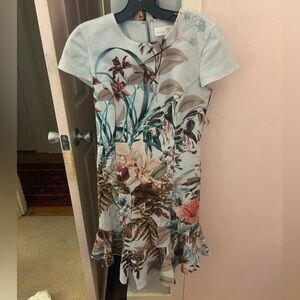 Floral Short Sleeve Dress